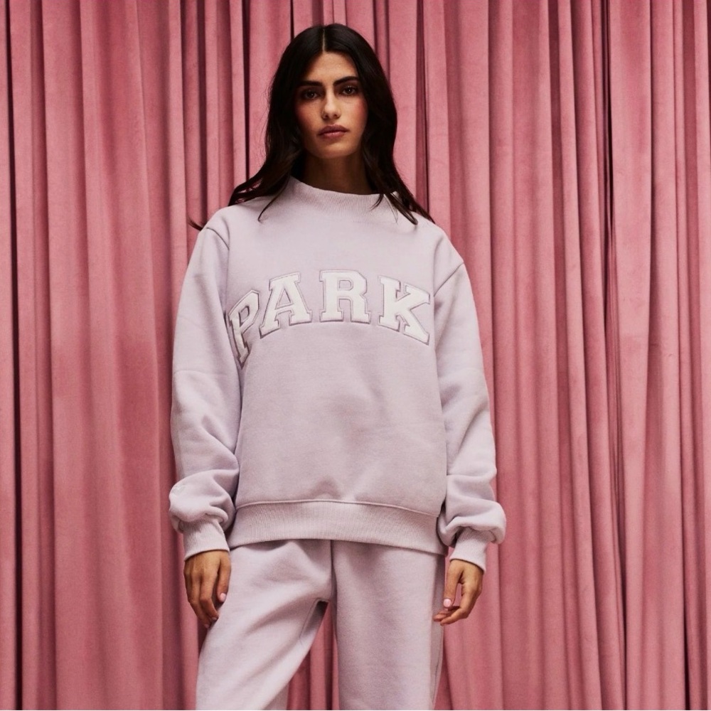 PARKE Lavender Sweatshirt Mockneck